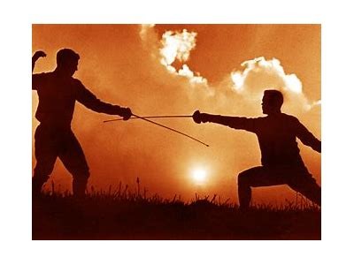 A Dramatic Duel at Dawn: Clash of Rivals Under the Rising Sun